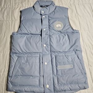 Canada Goose Light Blue Puffer Vest